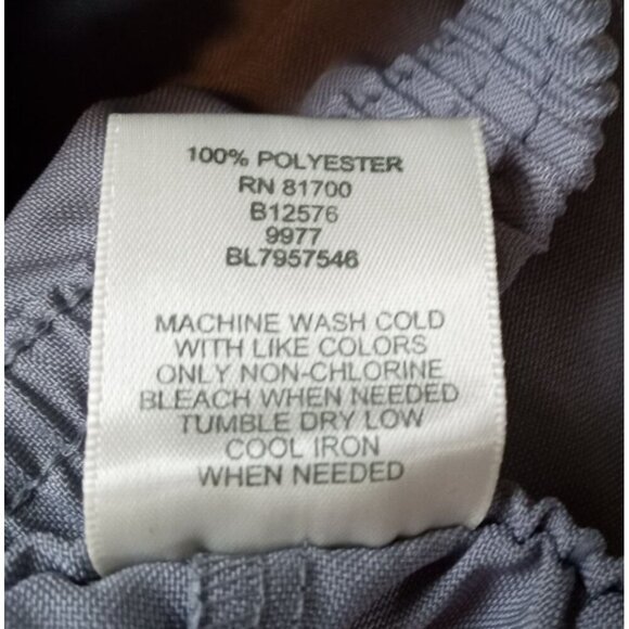 Blair Womens Straight Leg Pull On Pants Gray Elastic Waist 18 with pocke… - Picture 8 of 10